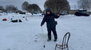 Поимка форели со дна!