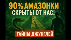 Что скрывают джунгли Амазонки на самом деле Исследовано только 10%