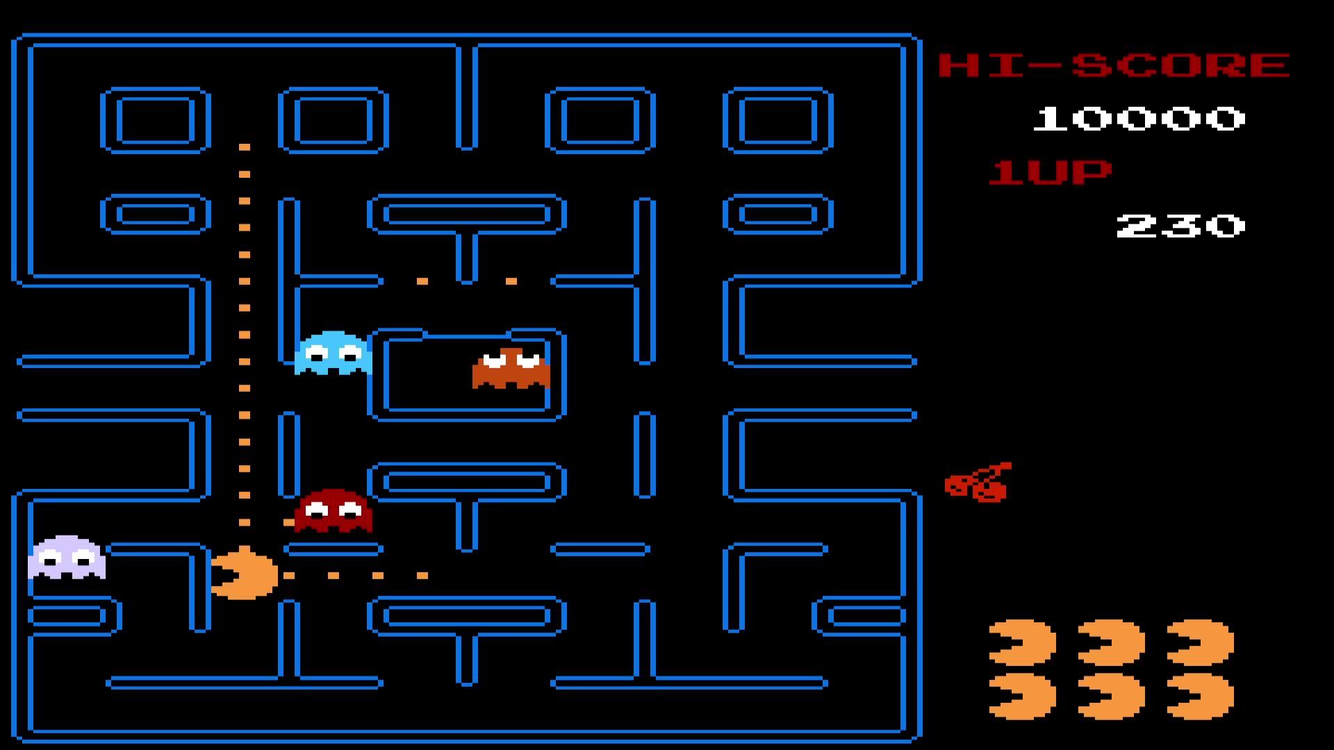 Pac-Man — Геймплей | Прохождение (NES, Famicom, Dendy) смотреть онлайн