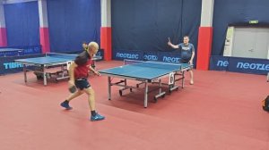 Свиридов Д. (680) - Бабкин А. (681) настольный теннис 03.01 Санкт-Петербург