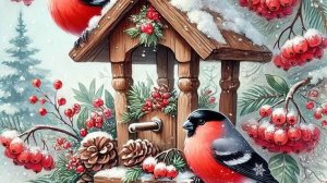 Пробуждение в зимней сказке. С добрым утром! Роскошная музыкальная открытка.