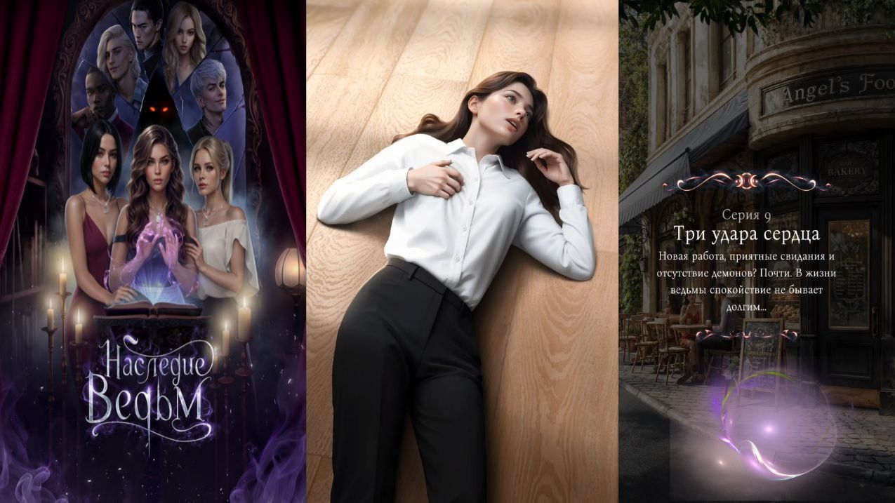 Истории Другого Мира / Наследие Ведьм / 1 Сезон / Глава 9 / Три удара сердца / 💎
