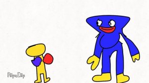 Моя первая анимация: "Huggy Wuggy"