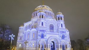 Мультимедийное новогоднее представление в Кронштадте ✨️🎄#петербург #новыйгод #интересныеместа