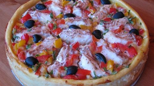 Треска с овощами в картофельной тарелке смотреть онлайн