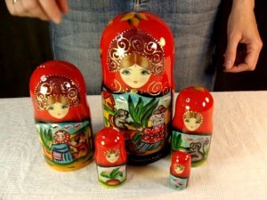 Деревянная матрёшка - Репка | Рос-Арт