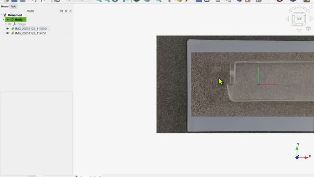 Деталь по фото в  FreeCAD
