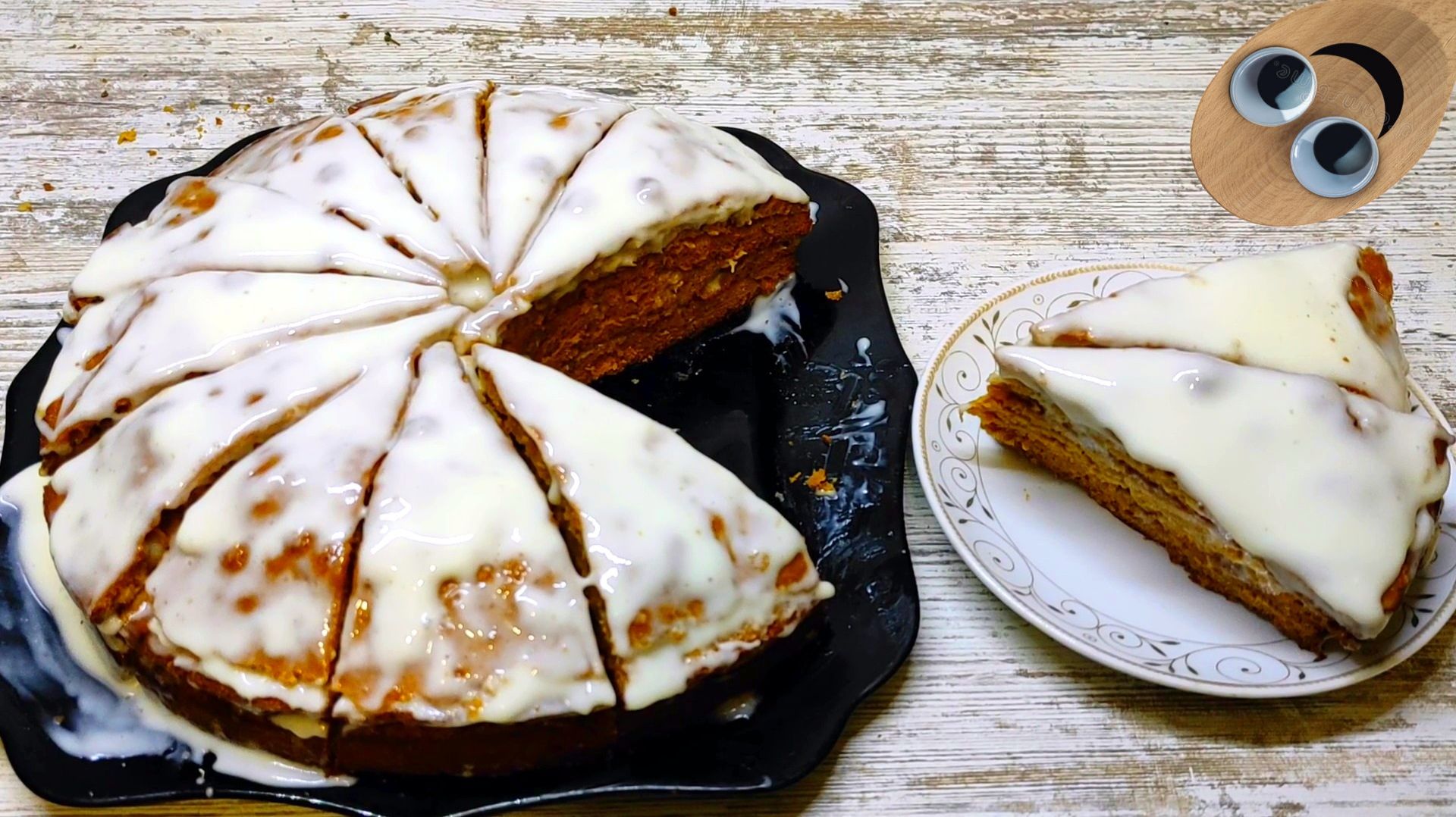 Торт медовик без раскатки коржей со сметанным кремом - рецепт смотреть онлайн