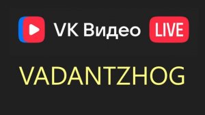 2026-01-04 Пробная автотрансляция Live VK Video Vadantzhog