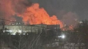 В Ельце произошло возгорание промзоны после падения БПЛА