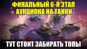 Финальный 6-й этап аукциона - Краткий но информативный обзор на танки #tanksblitz