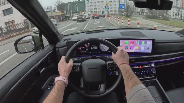 Hyundai Santa Fe Calligraphy 2026 [1.6 л. PHEV 288 л.с. 4WD] POV Test Drive смотреть онлайн