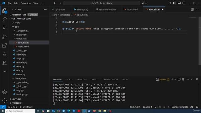 6 - HTML Over the Wire