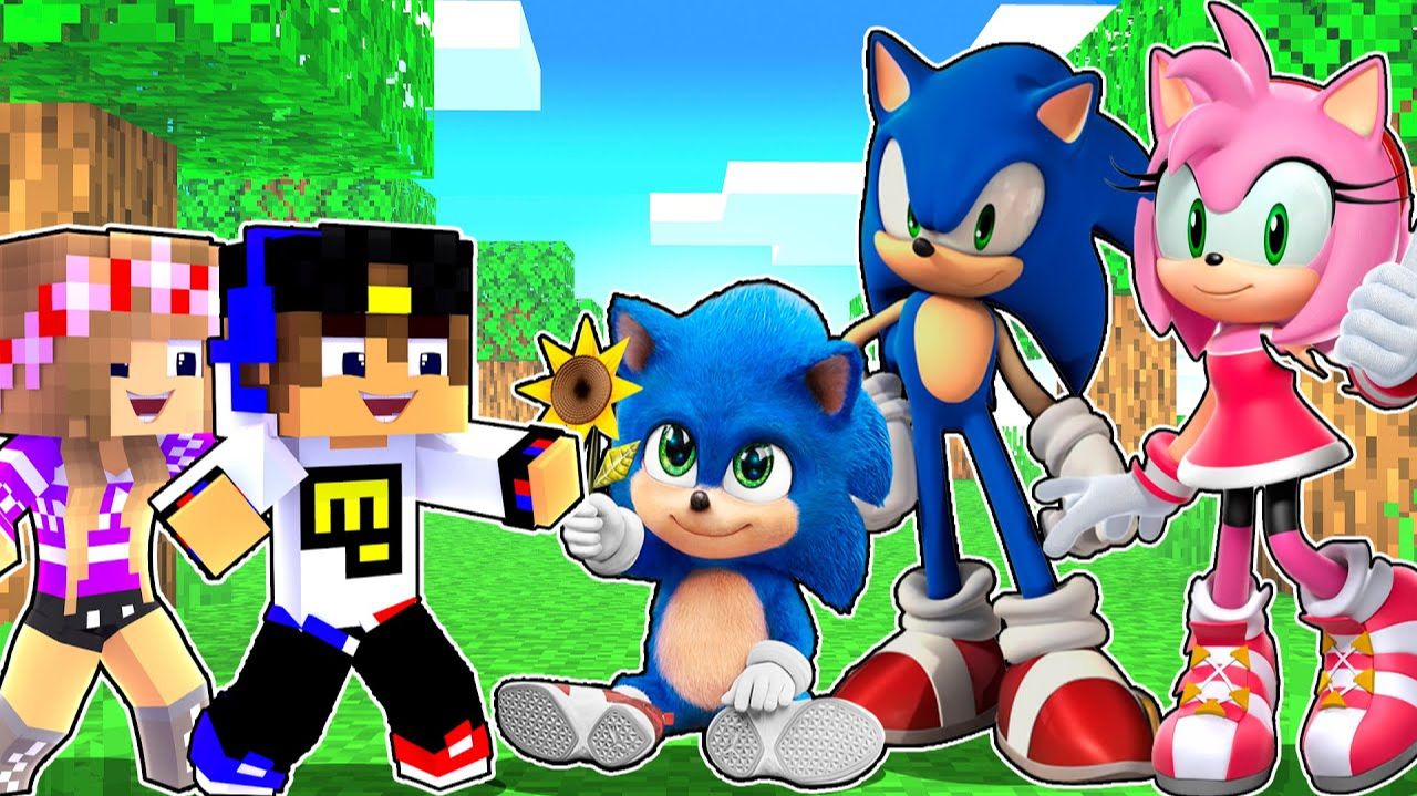 МЫ НАШЛИ СЕМЬЯ ЁЖИК СОНИК в МАЙНКРАФТ ! ДЕВУШКА НУБ И ПРО ВИДЕО ТРОЛЛИНГ MINECRAFT SONIC Евгенбро смотреть онлайн