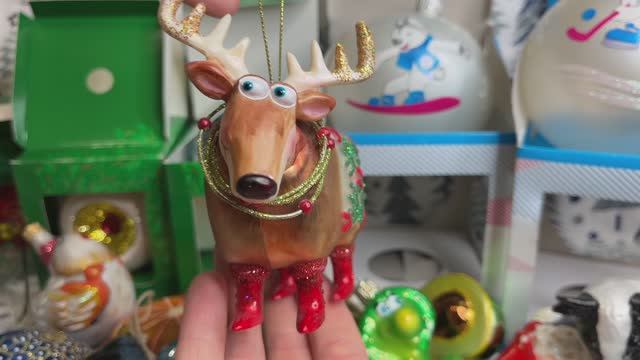 Моя коллекция елочных игрушек   часть 7