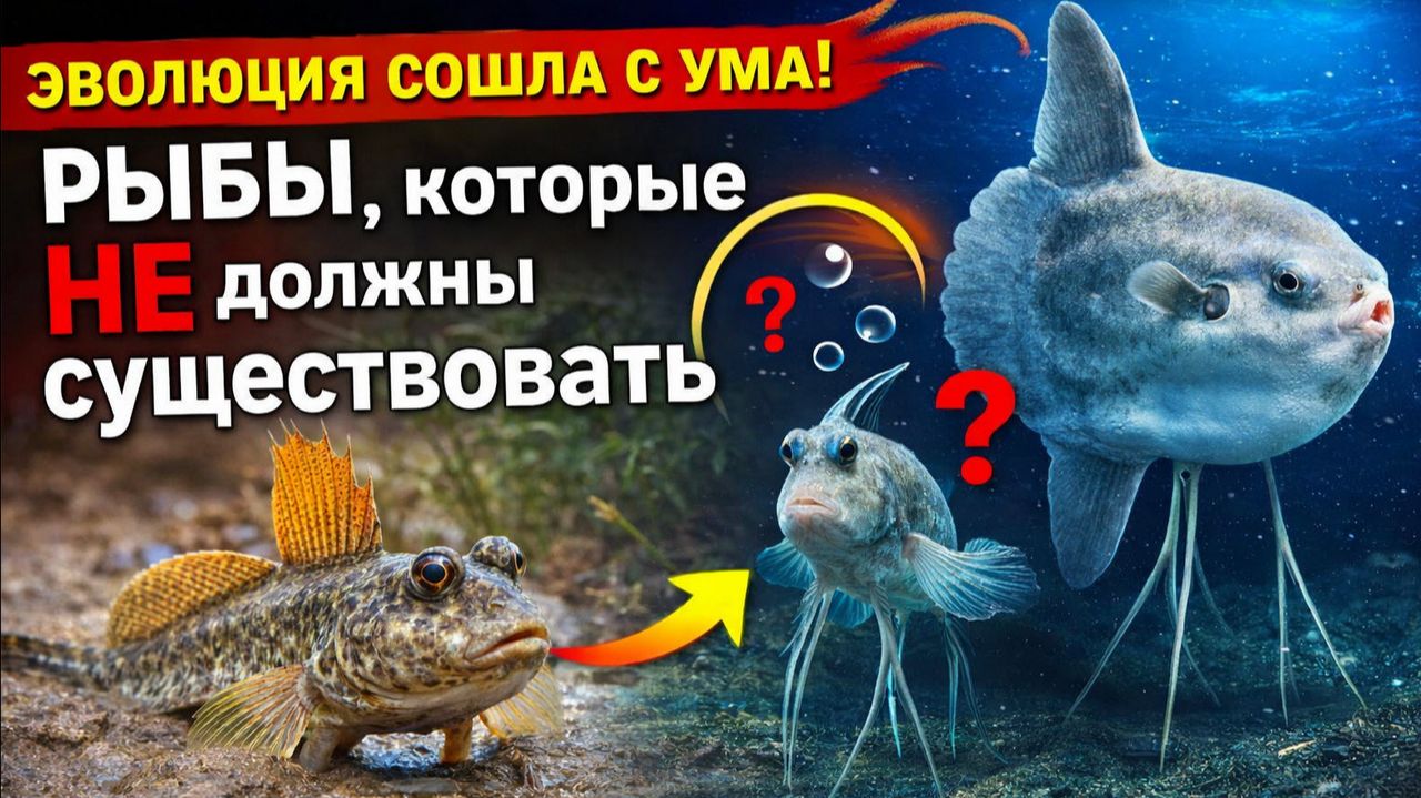 Эволюция сошла с ума! Рыбы, которые НЕ должны существовать смотреть онлайн