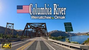 🚗 SmartTV 4К ➤ 🌄 Живописная поездка вдоль реки Колумбия в штате Вашингтон, США! 🌄