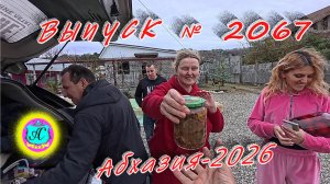 #Абхазия2025🌴 05.01.26г.🔥 Выпуск № 2267❗вчера +14°🌡ночью +12°🌡море +11,7°🐬