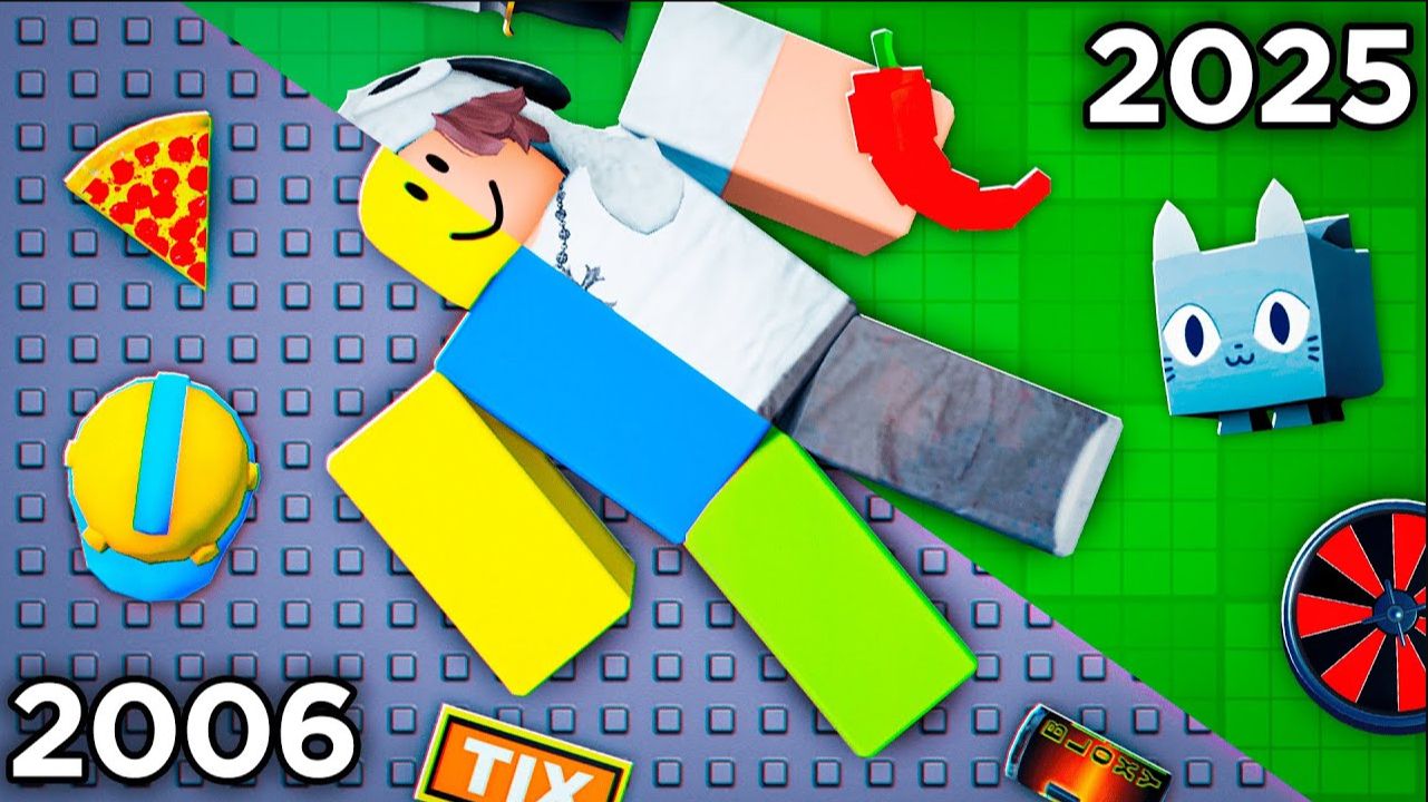 ЗАХОЖУ В ОДНУ РОБЛОКС ИГРУ ИЗ КАЖДОГО ГОДА смотреть онлайн