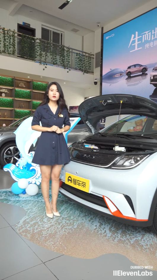 BYD Dolphin - Инструкция по открытию моторного отсека и заправке жидкостью