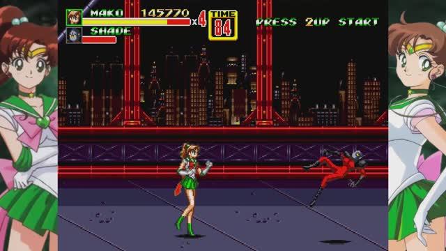 Sailor Moon: Senshi Wars (SOR2 Hack) - Sailor Jupiter [Sega Mega Drive] смотреть онлайн