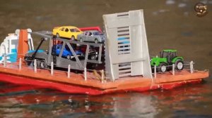 Мультик про машинки. Автобус, Трактор, Мусоровоз и Баржа. МанкиМульт