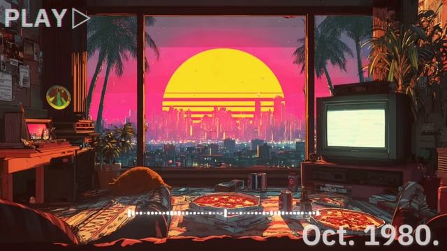 Назад в 1980 — мечтательный синтвейв-микс для ночных размышлений Synthwave смотреть онлайн