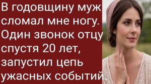 Истории для Вас/В годовщину муж сломал мне ногу. Один звонок отцу../ Жизненные истории/Аудиорассказ