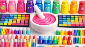 Мультики для детей. Слайм для девочек из яркой косметики. Смотреть онлайн мультики малышам