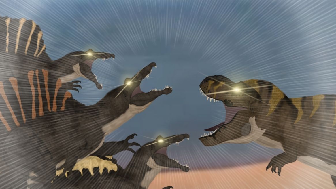 Эмбер vs Спинозавры | Анимация смотреть онлайн