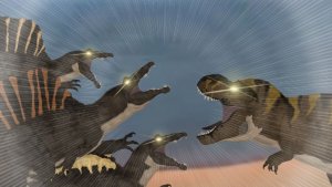 Эмбер vs Спинозавры | Анимация