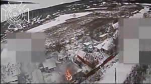 Уничтожение склада МТО боевиков Всу в н.п. Рясное Сумской области 💥🇷🇺👊