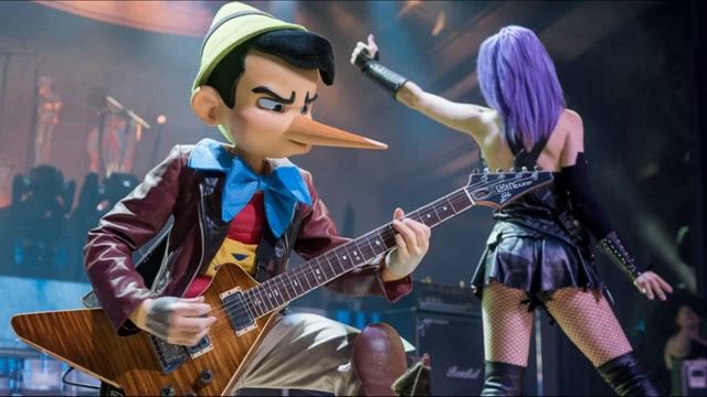 Бу-ра-ти-но - финальная песня hair metal ai cover смотреть онлайн