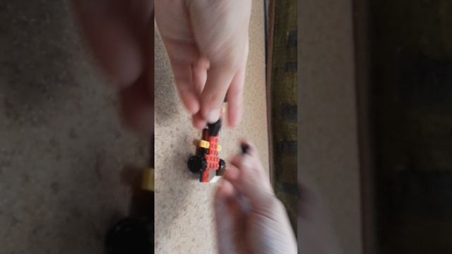 Сборка лего тачки из лего