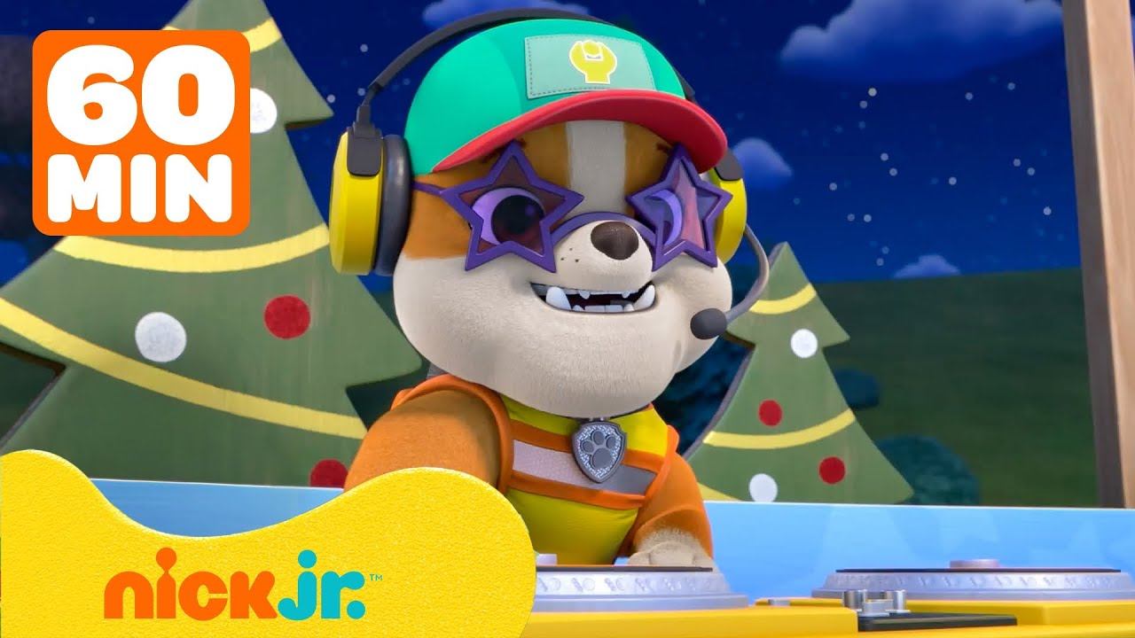 Крепыш и команда | 1 час новогодних песен с Крепышем с Чарджером, Микс и Уилером | Nick Jr. Cyrillic смотреть онлайн