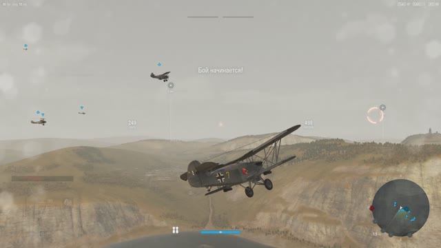 World of Warplanes, War Planes, Самолёты онлайн Ar-65 ( 3 ) ( ГЕРМАНИЯ ) смотреть онлайн