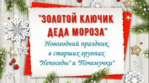 Новогодний праздник в старших группах