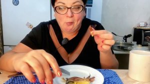 Как говорится остатки сладки/Мукбанг скумбрия/видео с архива