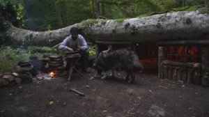 XAKAN _  постройка тёплого укрытия из подручных материалов