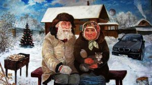 Зимние сюжеты художника Леонида Баранова