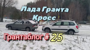 Лада Гранта Кросс движение по трассе динамика расход температура двигателя