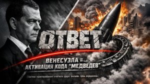 ЯДЕРНЫЙ ВЫВОД МЕДВЕДЕВА: После Венесуэлы у стран остался ТОЛЬКО ОДИН выбор