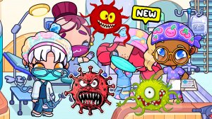 Опасный вирус🦠у Киры и Ани😱/БОЛЬНИЦУ на карантин!♥️AVATAR WORLD СЕМЕЙНЫЕ ИСТОРИИ♥️