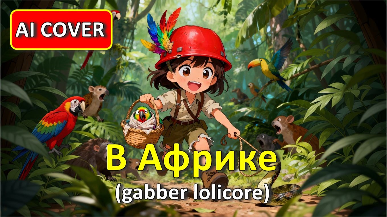 AL-Ex - В Африке (gabber lolicore) AI cover смотреть онлайн