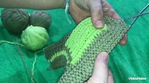 Вяжу СЛЕДОЧКИ тапочки ребенку на Рождество Христово. Двумя спицами.