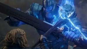 ТАНОС ПРОТИВ ТОРА И КАПИТАНА АМЕРИКИ