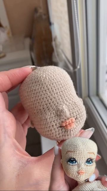 Губы по новой технологии!!! Тоже вывязаны крючком!