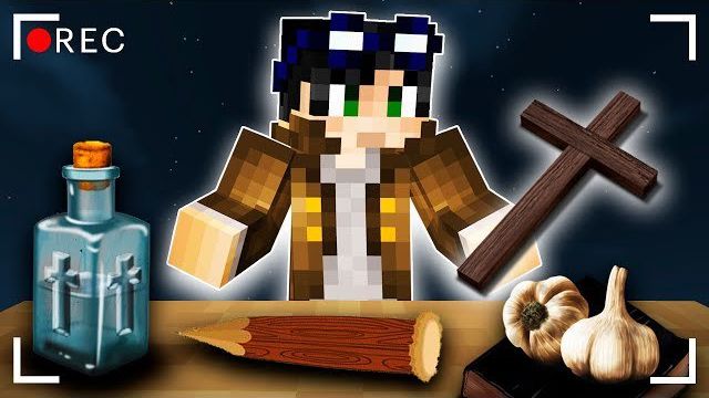 ОРУЖИЕ ПРОТИВ ВАМПИРОВ. ЗАЩИЩАЕМ ДЕРЕВНЮ ЖИТЕЛЕЙ. ДЕРЕВНЯ ВАМПИРОВ [ЧАСТЬ 4] - СТРАШИЛКИ МАЙНКРАФТ смотреть онлайн