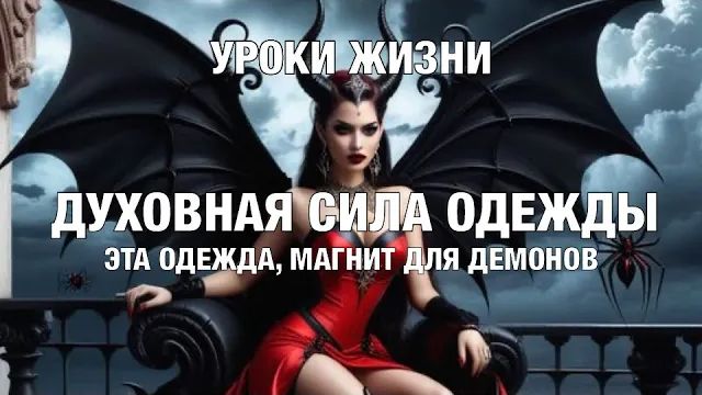 УРОКИ ЖИЗНИ «Духовная сила одежды» (Эта одежда духовный магнит для демонов).mp4 смотреть онлайн