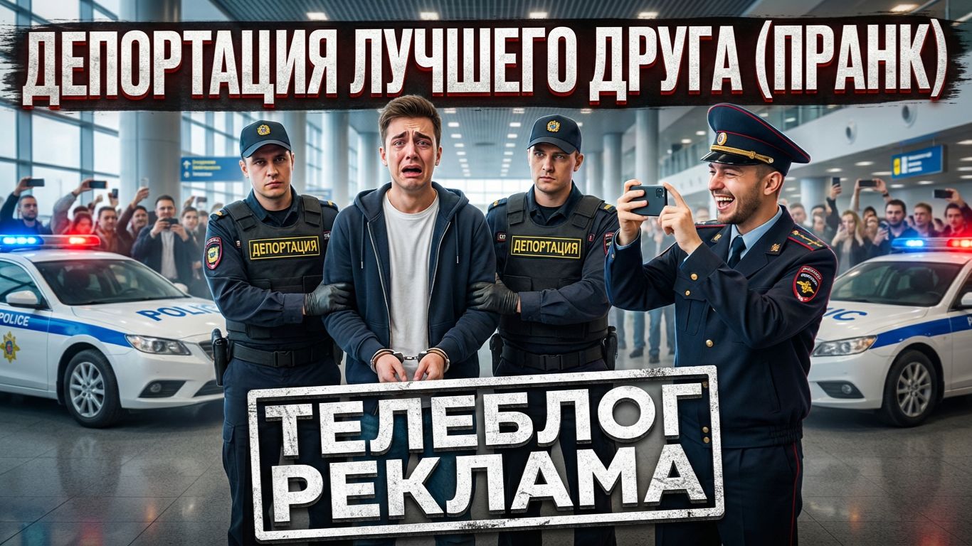Депортация лучшего друга (пранк). Телеблог Реклама смотреть онлайн